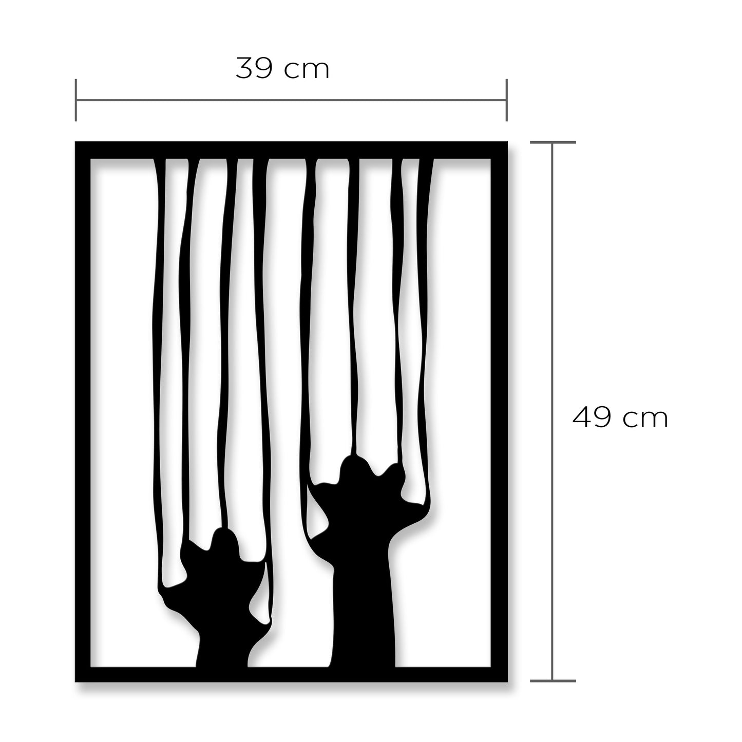 modern metal wall art in UAE