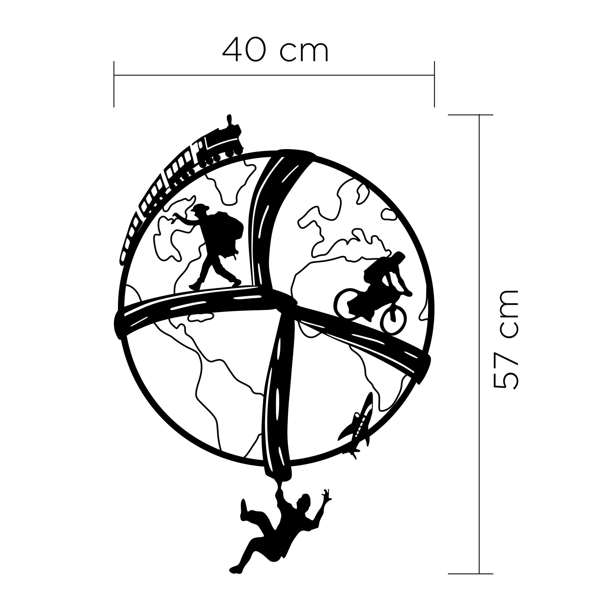 modern metal wall art in UAE