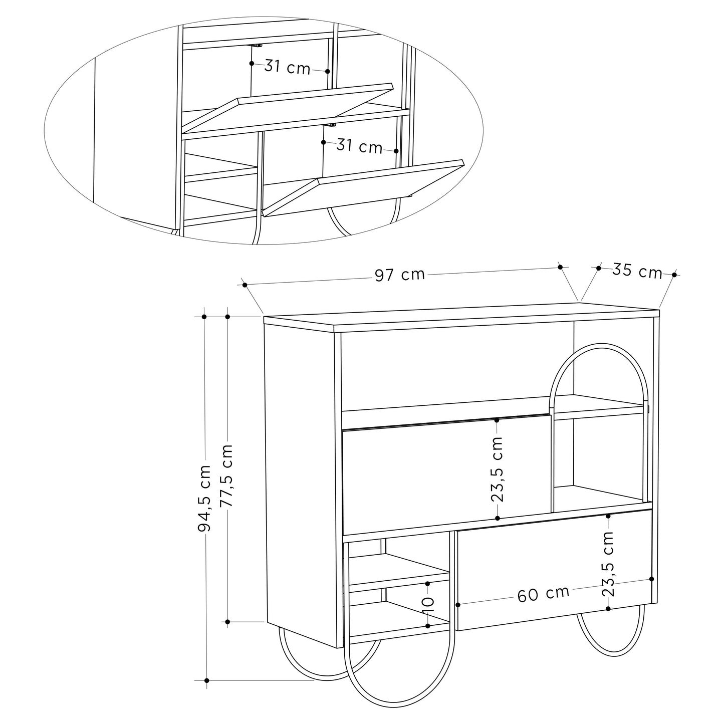 shoe cabinets in UAE