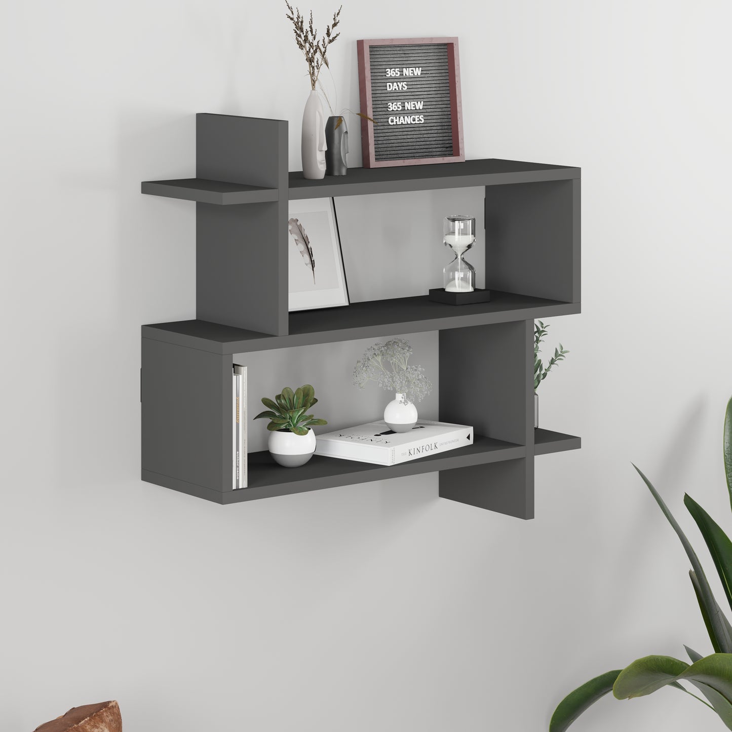 Mourah Paralel Wall Shelf - 2 Years Warranty