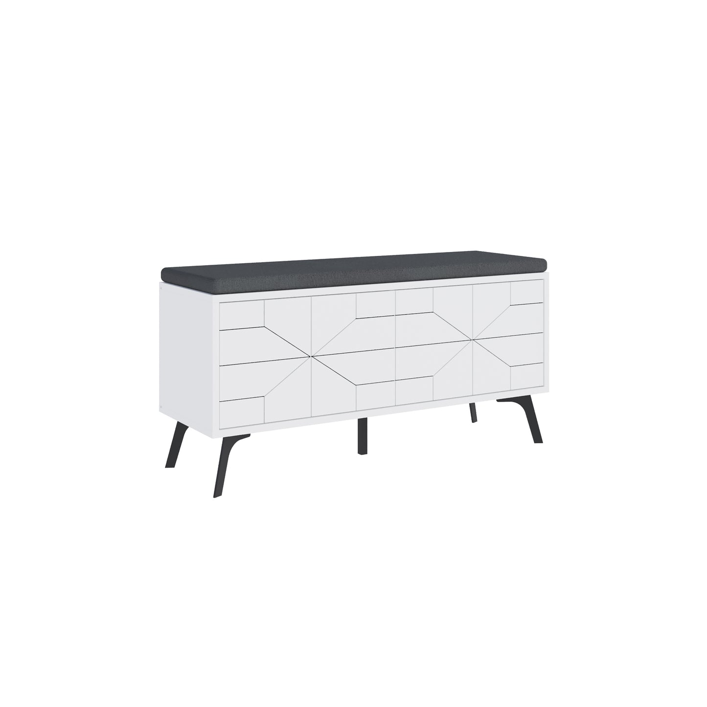 Mourah Dune Bench & Shoe Cabinet - 8 Pairs - 2 Years Warranty