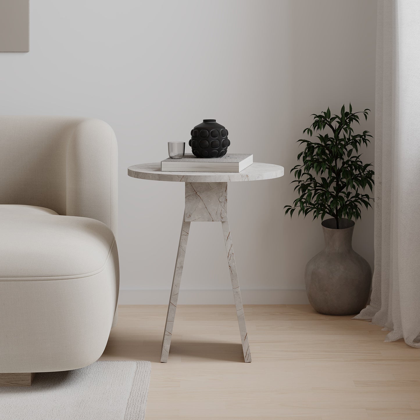 Mourah Chen Side Table - 2 Years Warranty