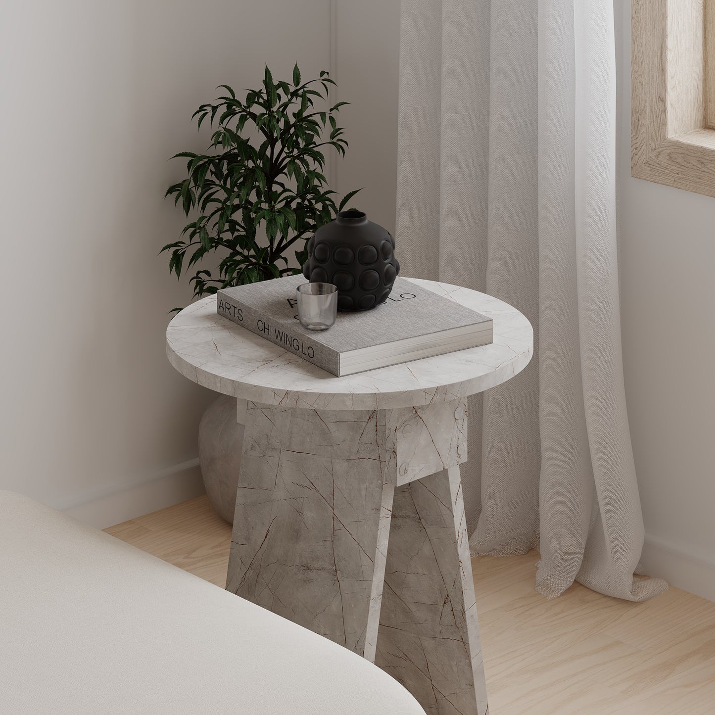 Mourah Chen Side Table - 2 Years Warranty