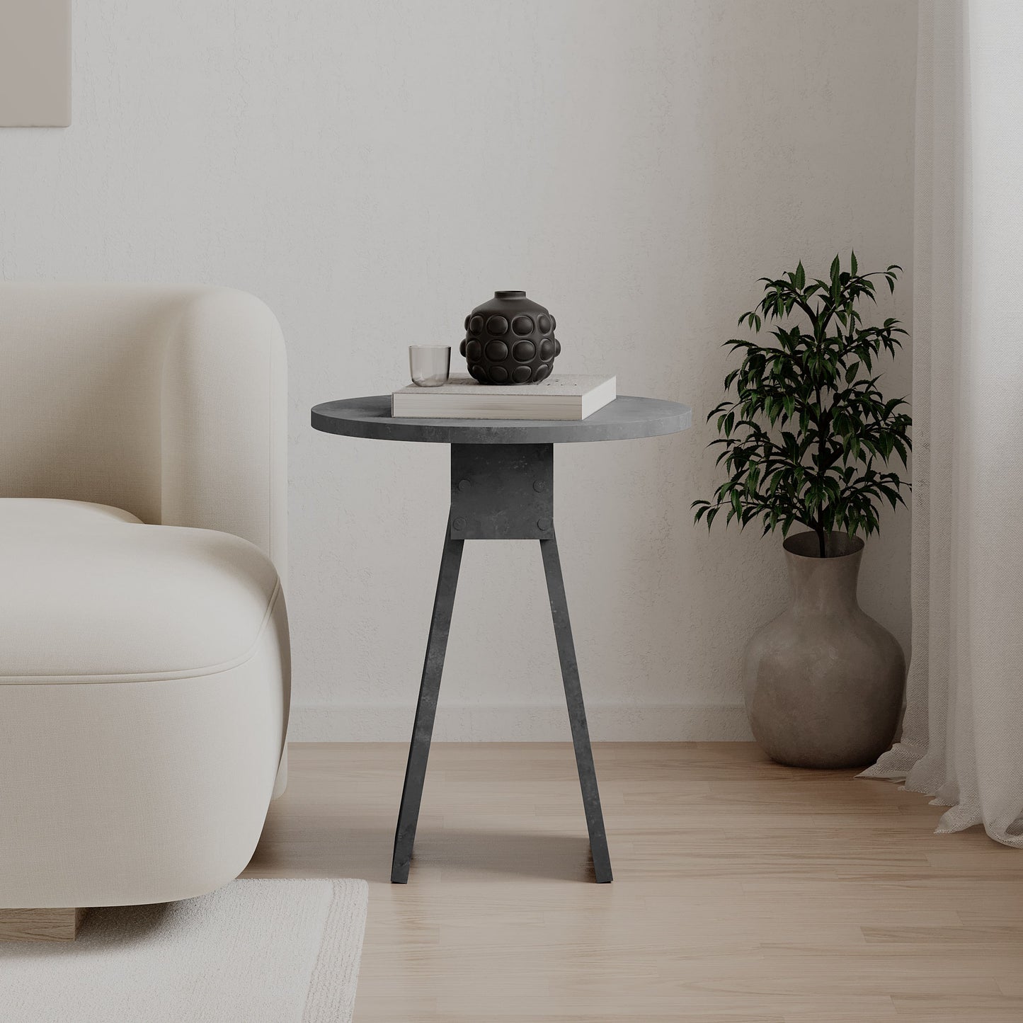 Mourah Chen Side Table - 2 Years Warranty