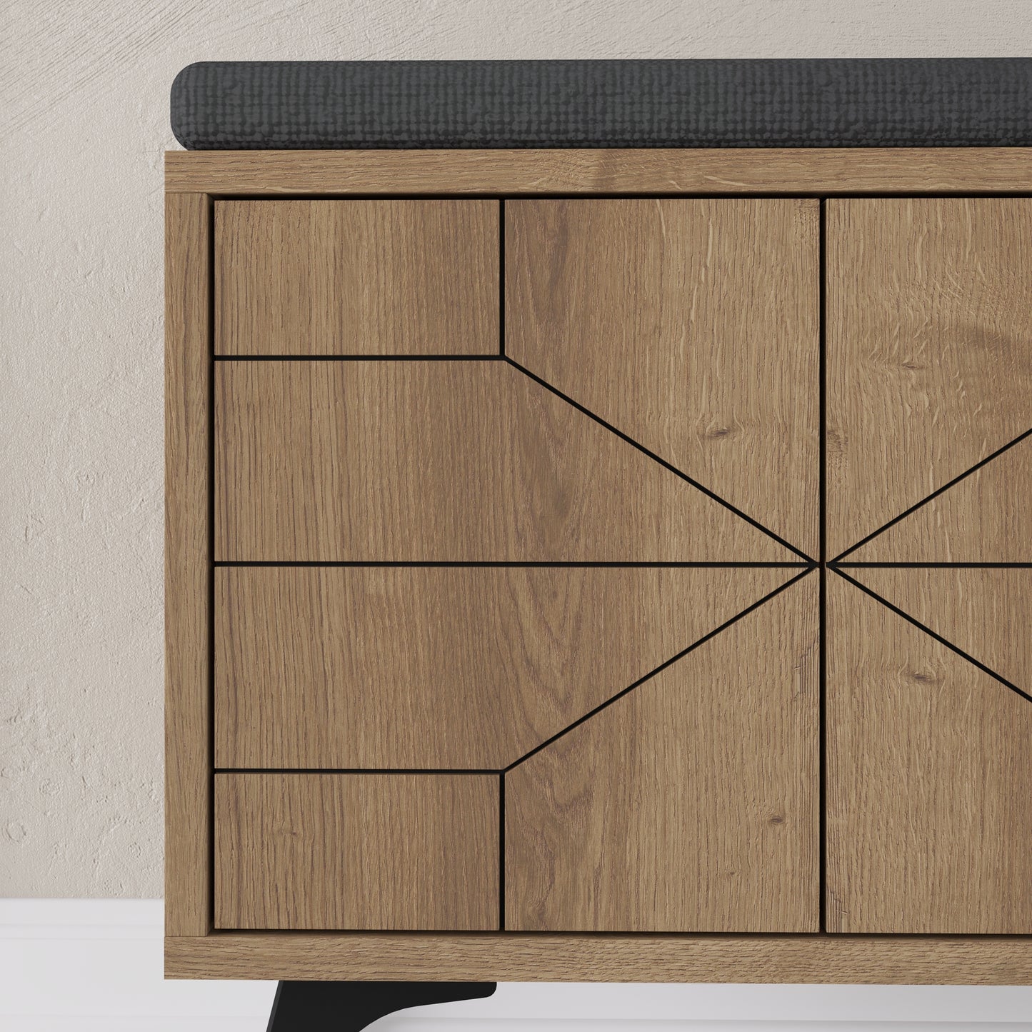 Mourah Dune Bench & Shoe Cabinet - 8 Pairs - 2 Years Warranty