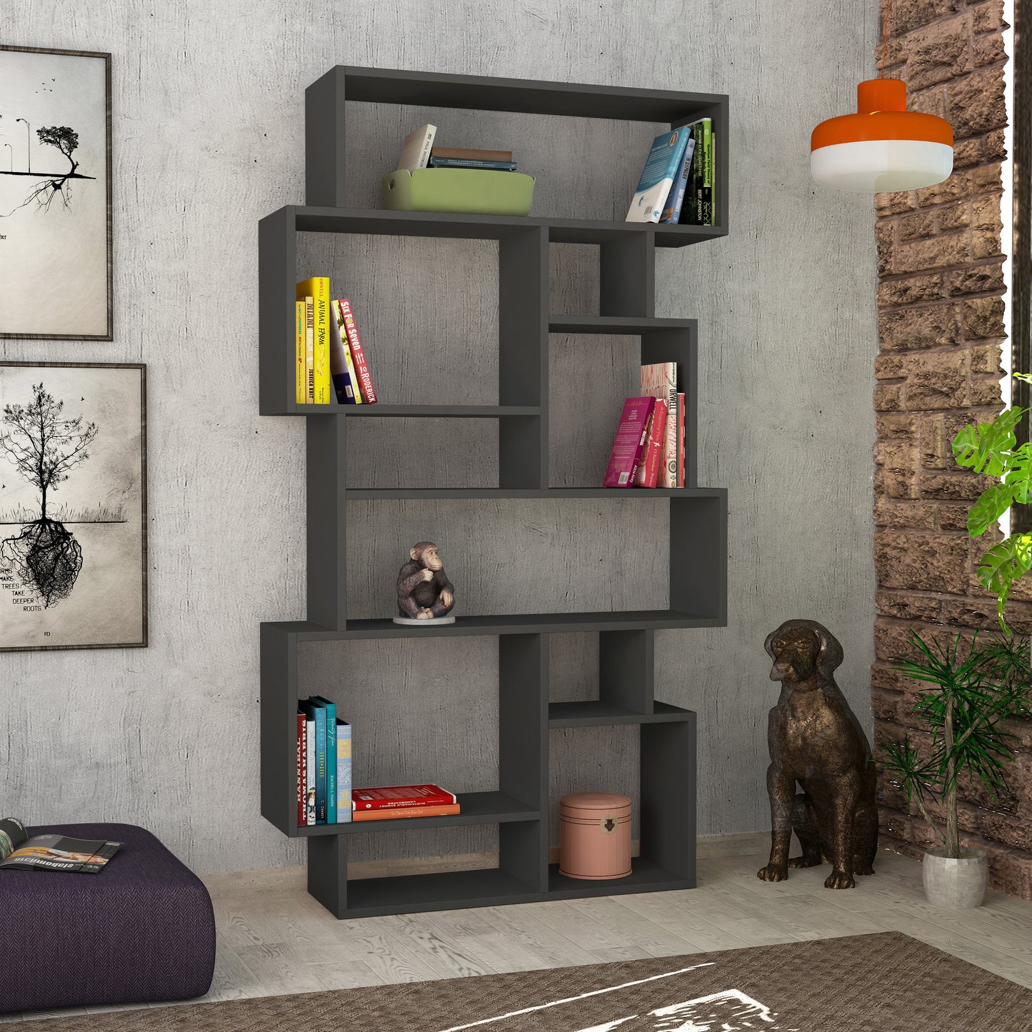 Mourah Karmato Bookcase - 2 Years Warranty