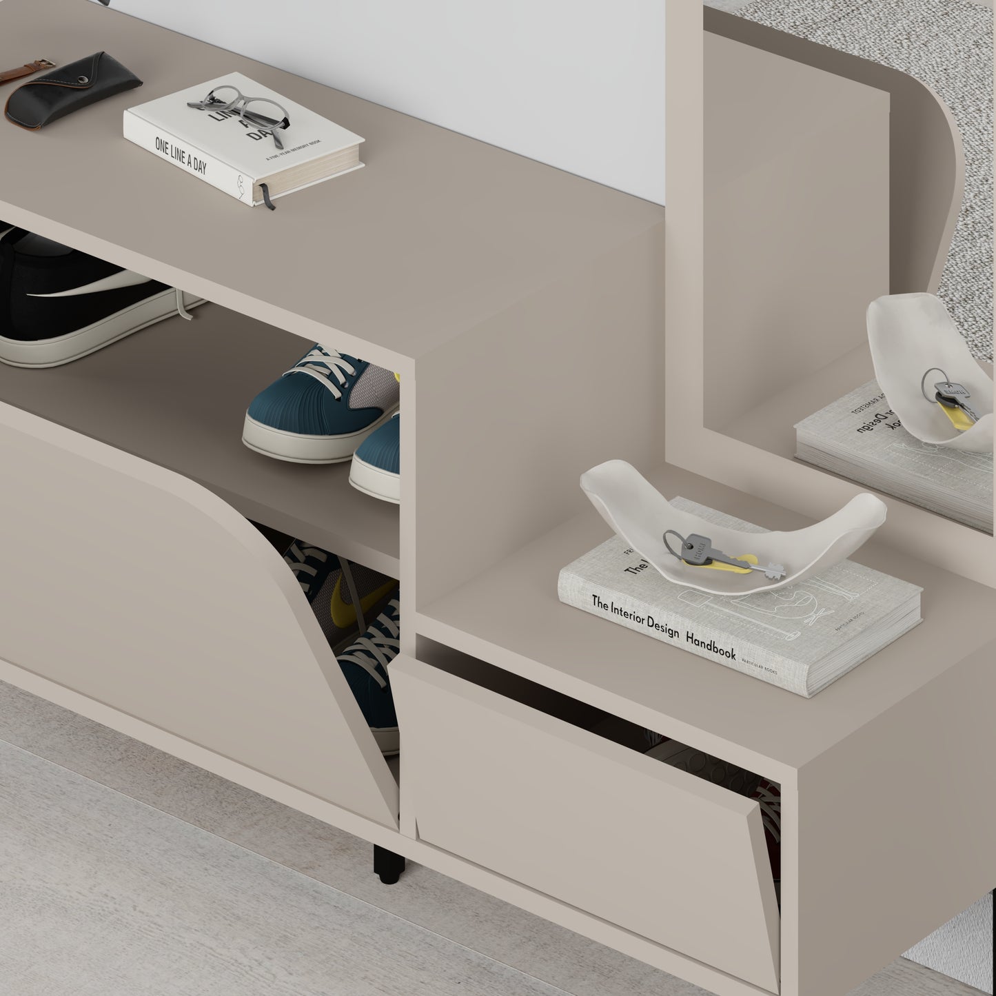 Mourah Mila Shoe Cabinet-Hanger - 2 Years Warranty