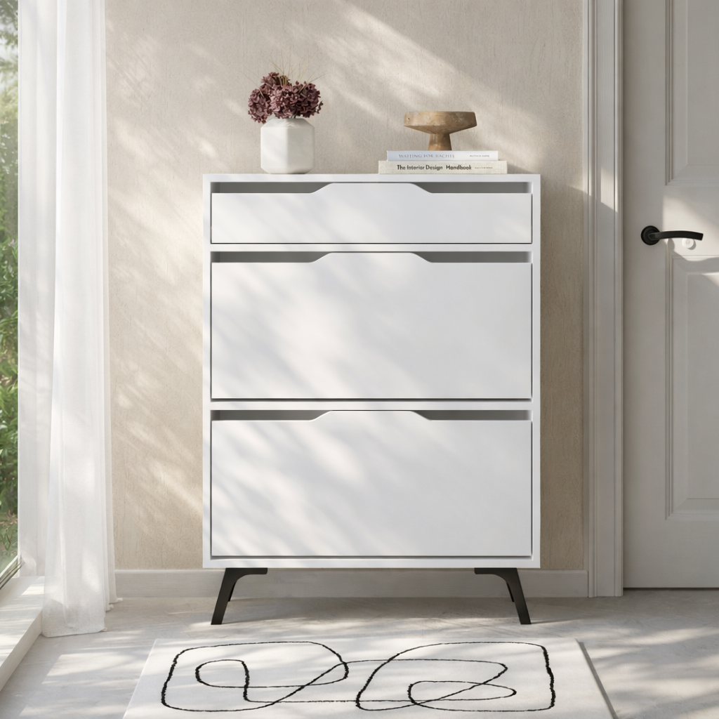 Mourah Asta Shoe Cabinet - 12 Pairs - 2 Years Warranty