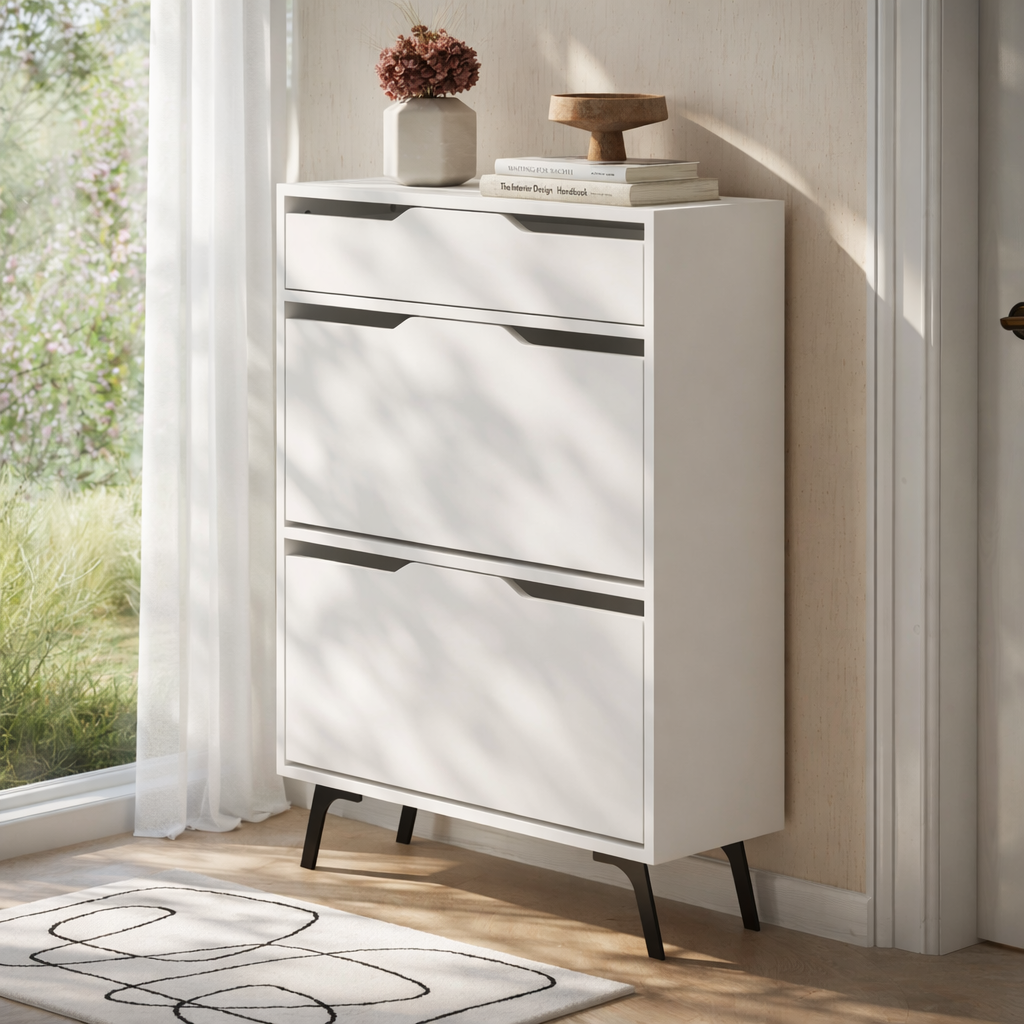 Mourah Asta Shoe Cabinet - 12 Pairs - 2 Years Warranty