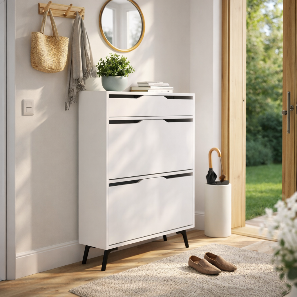 Mourah Asta Shoe Cabinet - 12 Pairs - 2 Years Warranty