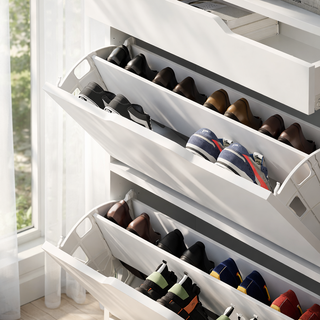 Mourah Asta Shoe Cabinet - 12 Pairs - 2 Years Warranty