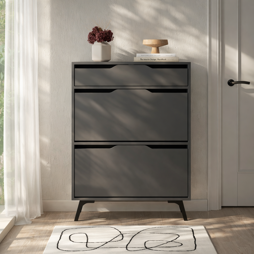 Mourah Asta Shoe Cabinet - 12 Pairs - 2 Years Warranty