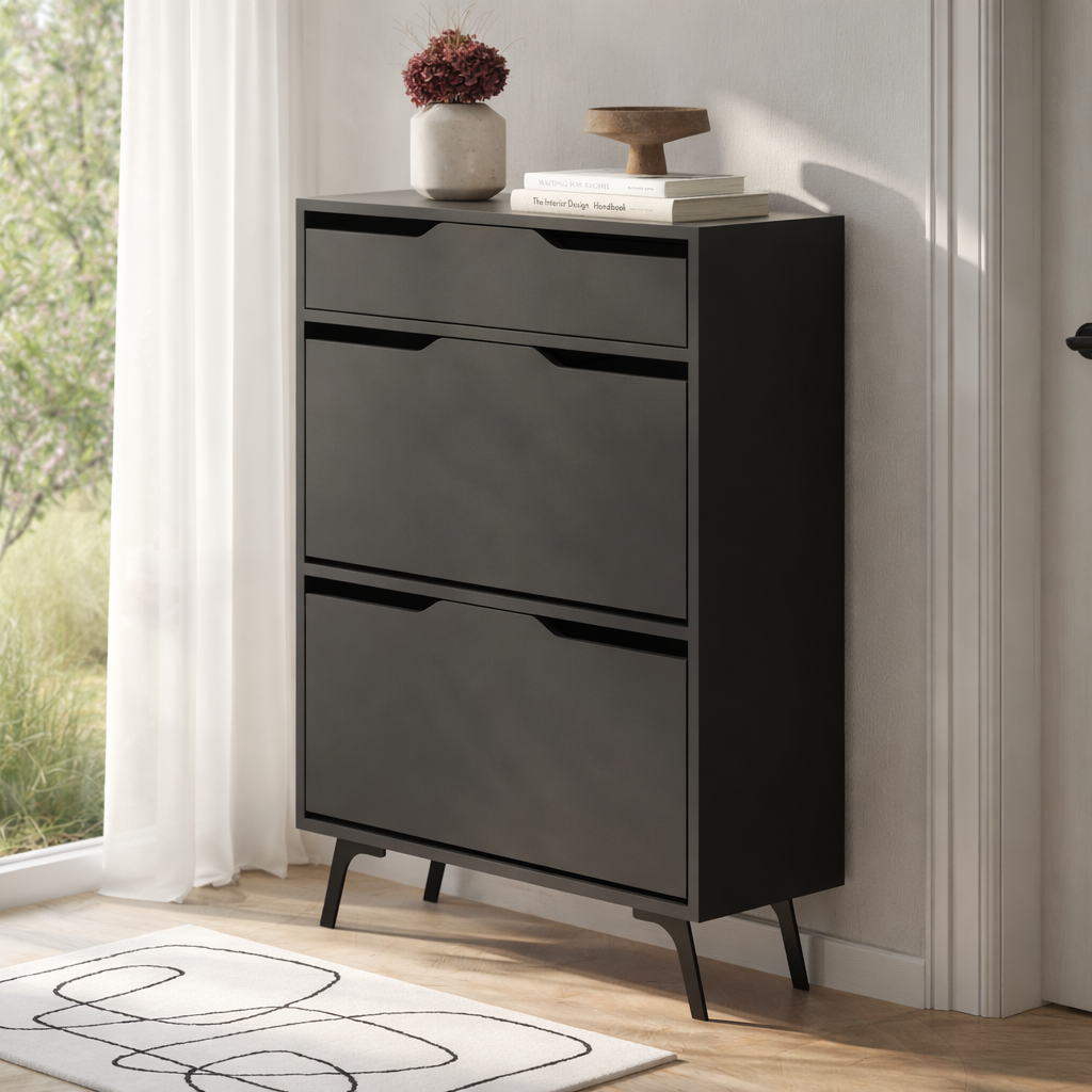 Mourah Asta Shoe Cabinet - 12 Pairs - 2 Years Warranty