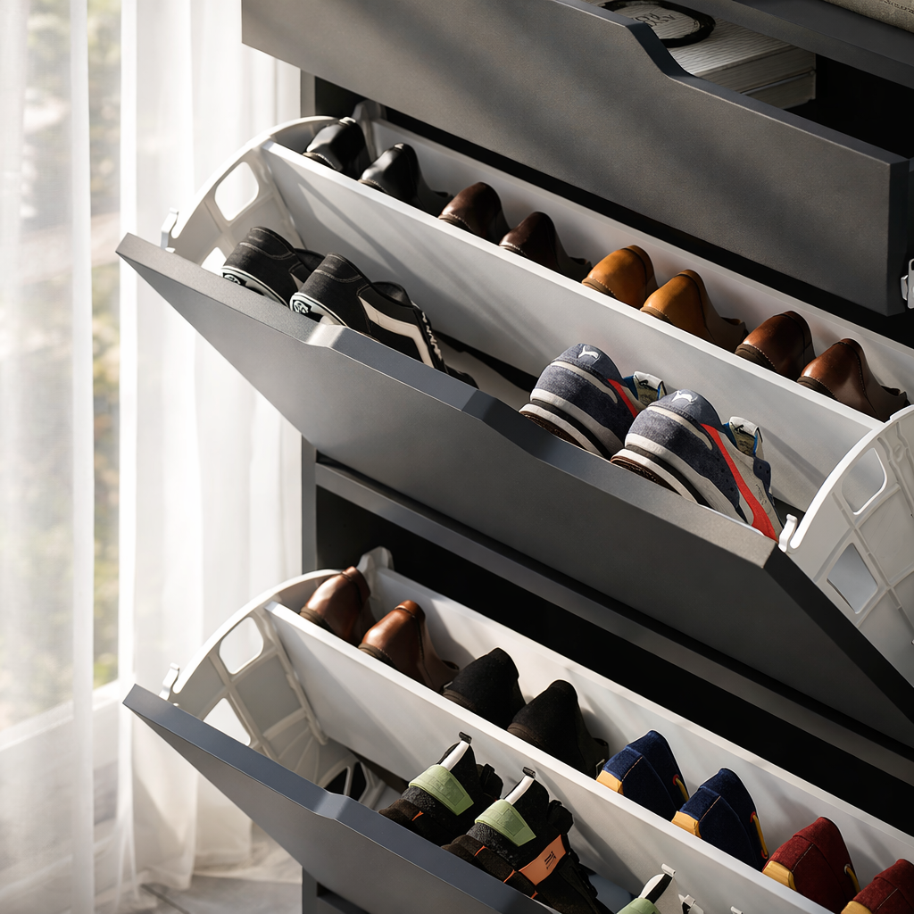 Mourah Asta Shoe Cabinet - 12 Pairs - 2 Years Warranty