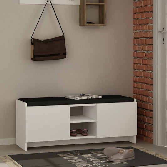 Mourah Zulla Bench & Shoe Cabinet - 8 Pairs - 2 Years Warranty