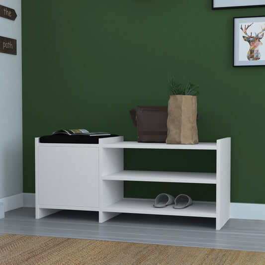 Mourah Sunno Bench & Shoe Cabinet - 8 Pairs - 2 Years Warranty