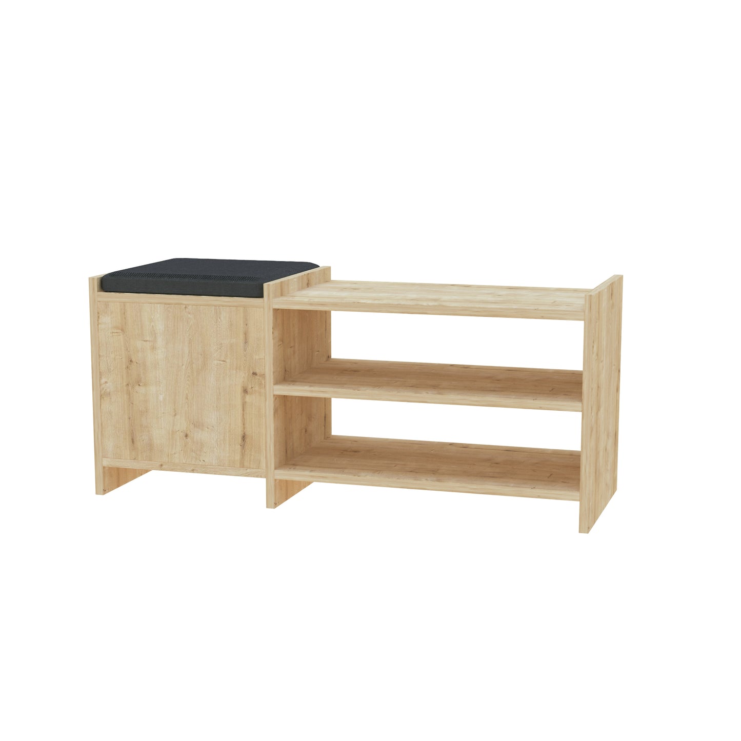 Mourah Sunno Bench & Shoe Cabinet - 8 Pairs - 2 Years Warranty