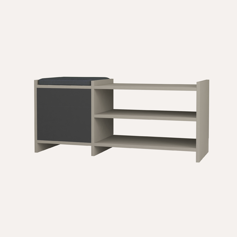 Mourah Sunno Bench & Shoe Cabinet - 8 Pairs - 2 Years Warranty