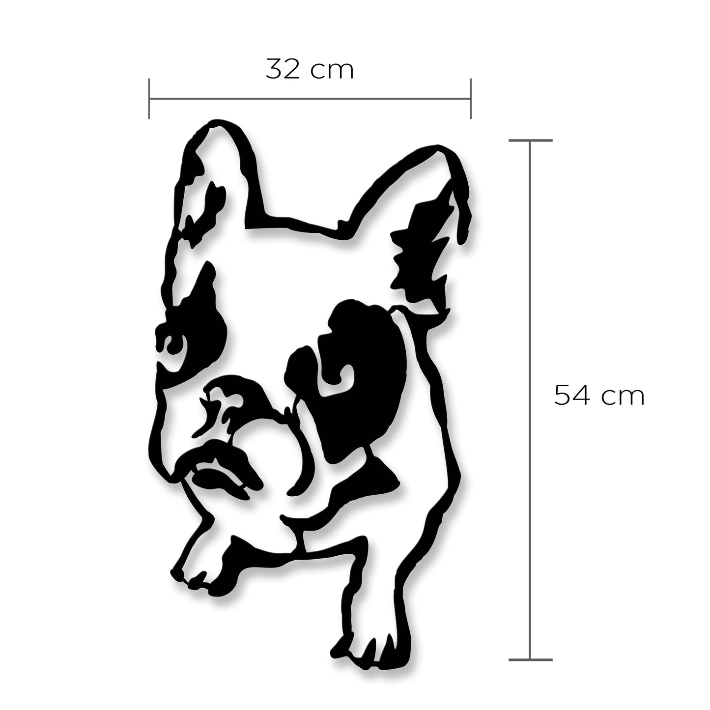 Mourah Metal Wall Art No.1 Dogo - 2 Years Warranty