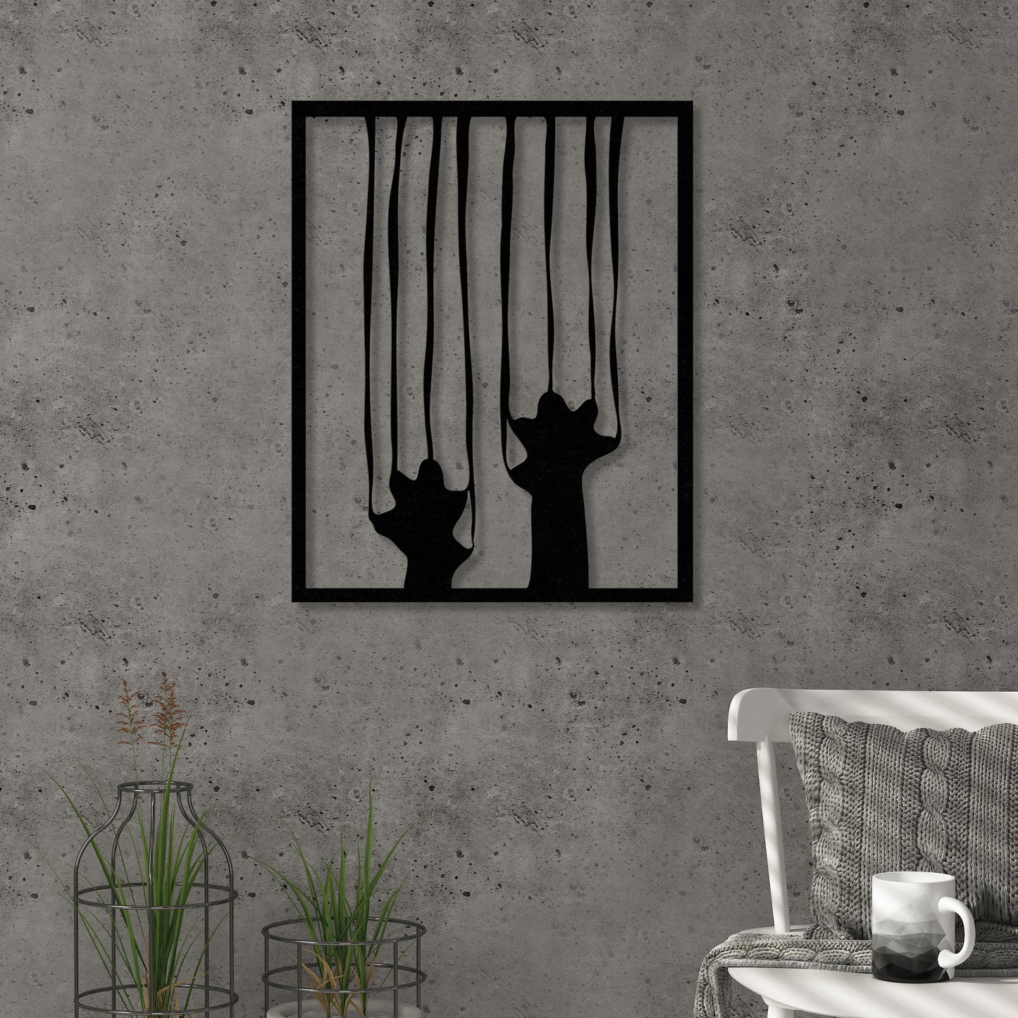 Mourah Metal Wall Art Scratch - 2 Years Warranty