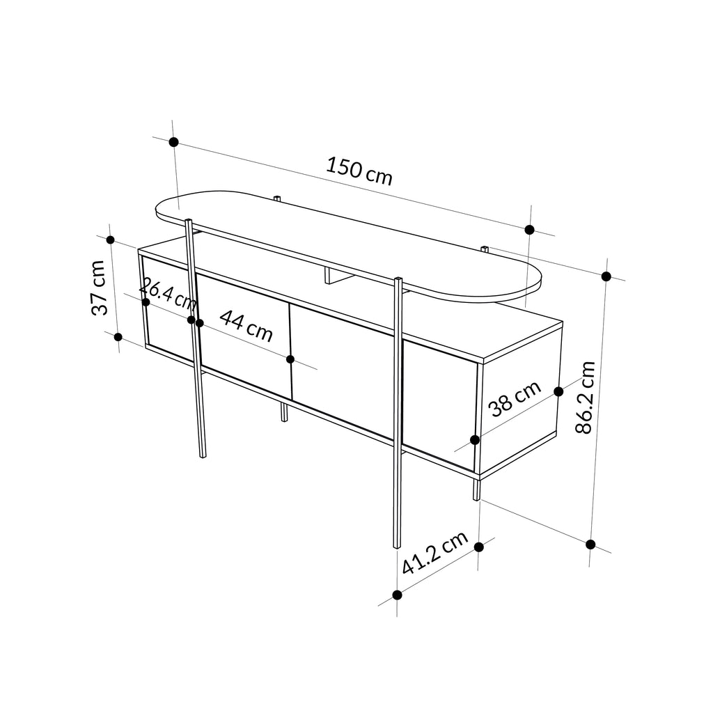 Mourah Hanley Console - 2 Years Warranty