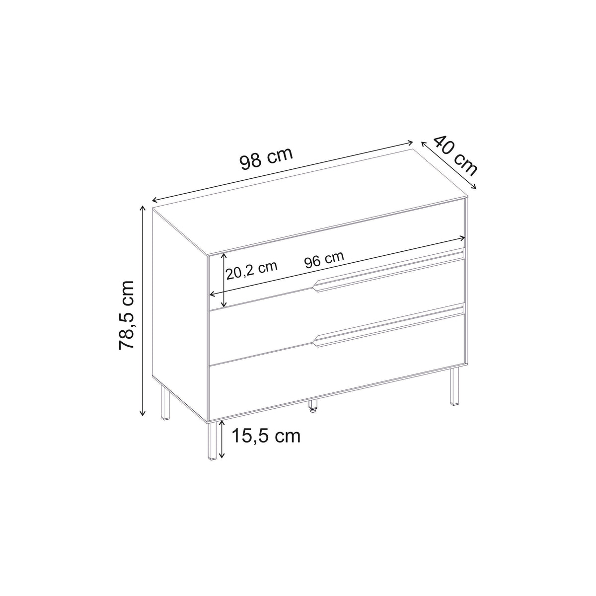 Arch Chest Of Drawers