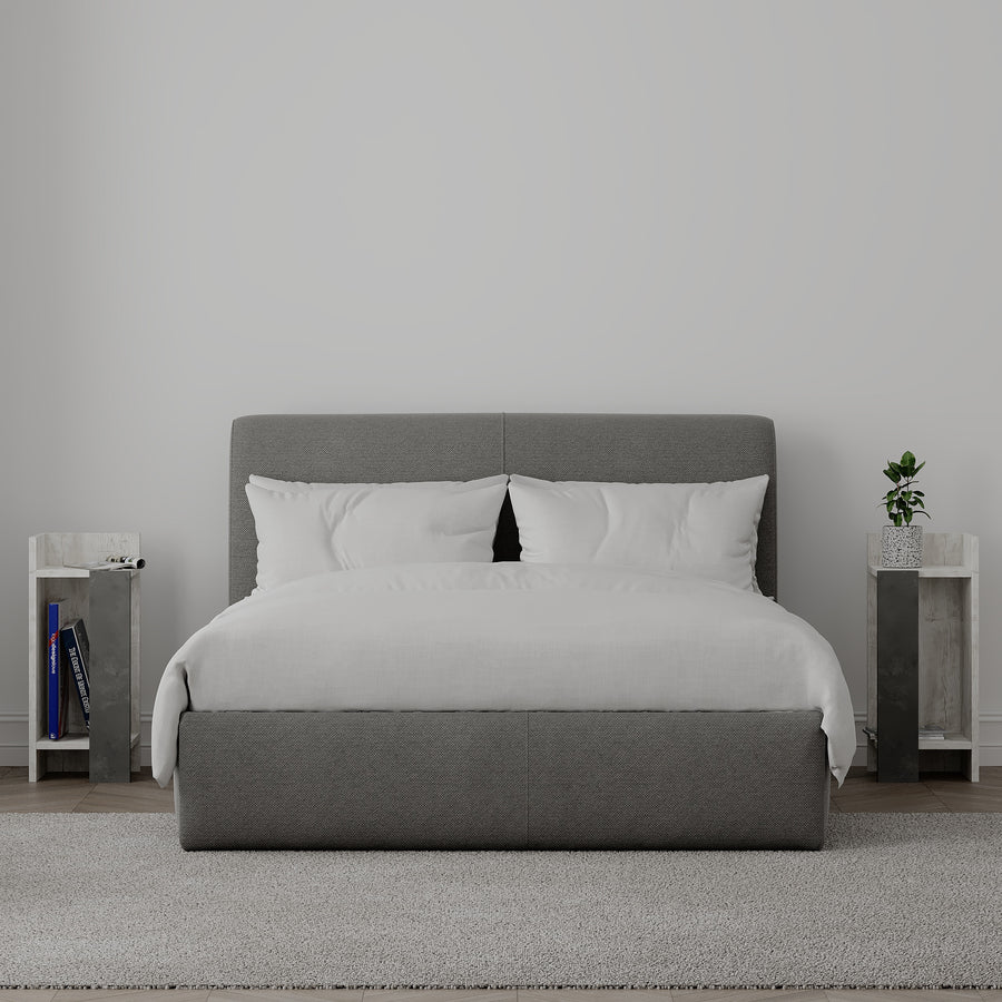 Mourah Elos Nightstand Set - Light Mocha - 2 Years Warranty
