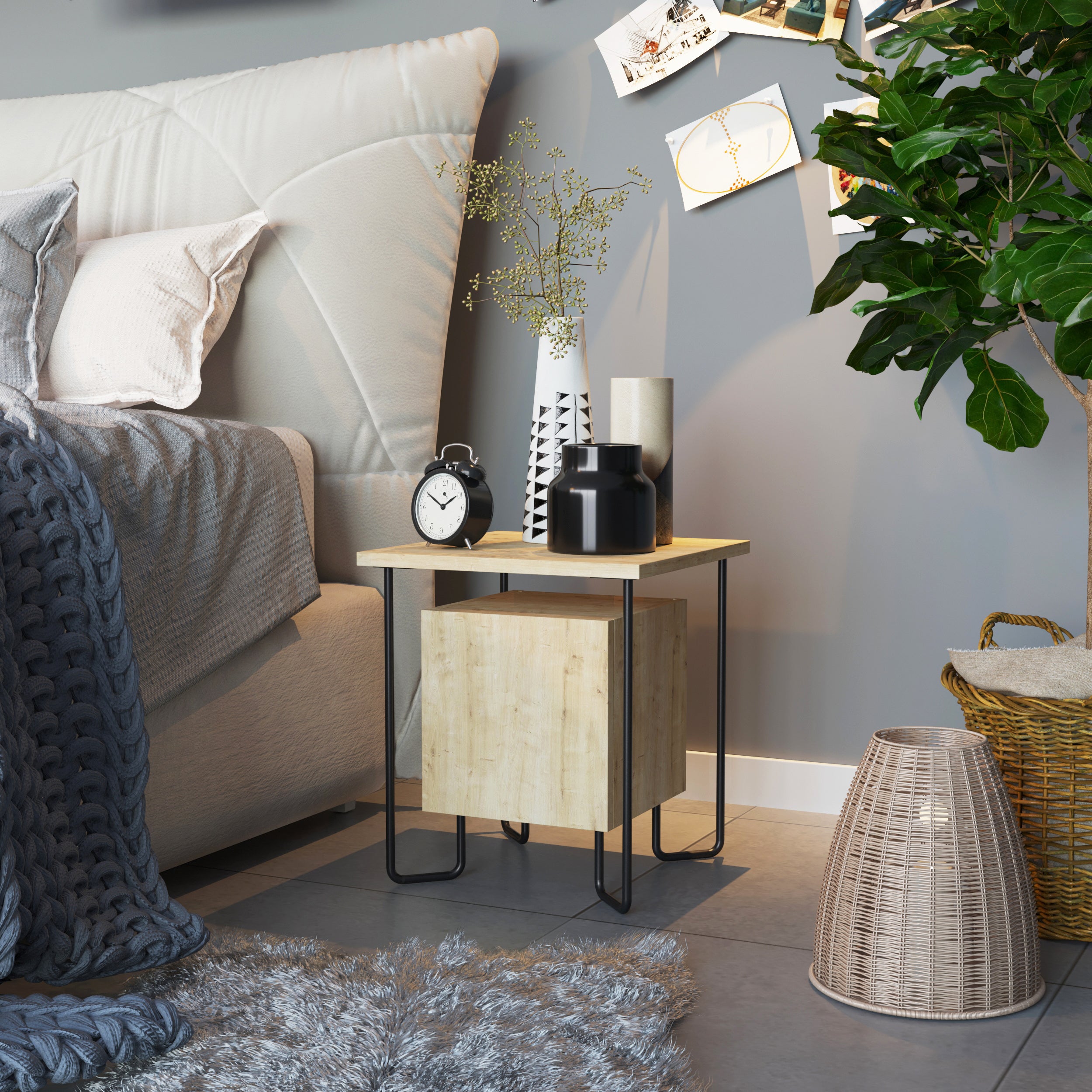 Mourah Acres Nightstand - 2 Years Warranty