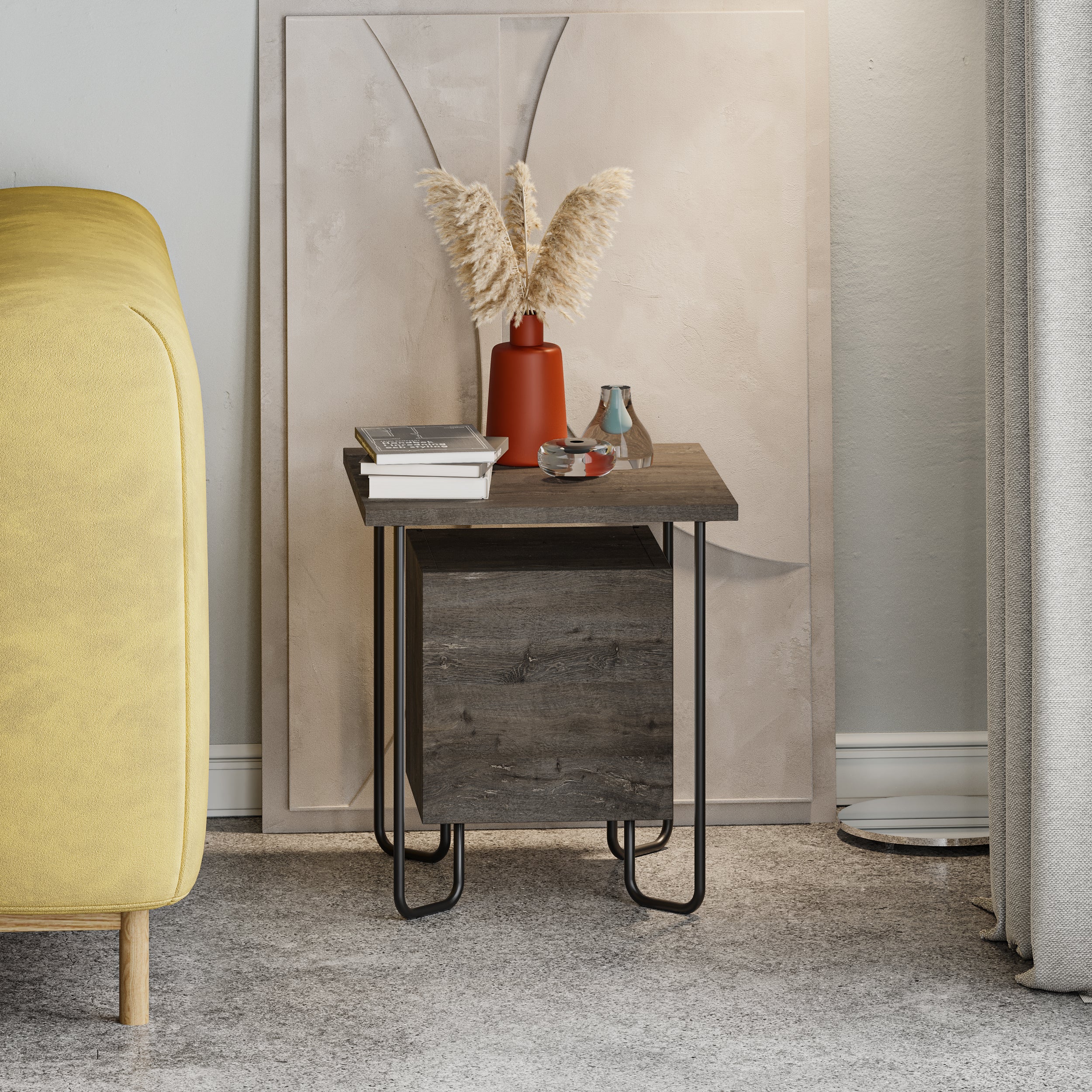 Mourah Acres Nightstand - 2 Years Warranty
