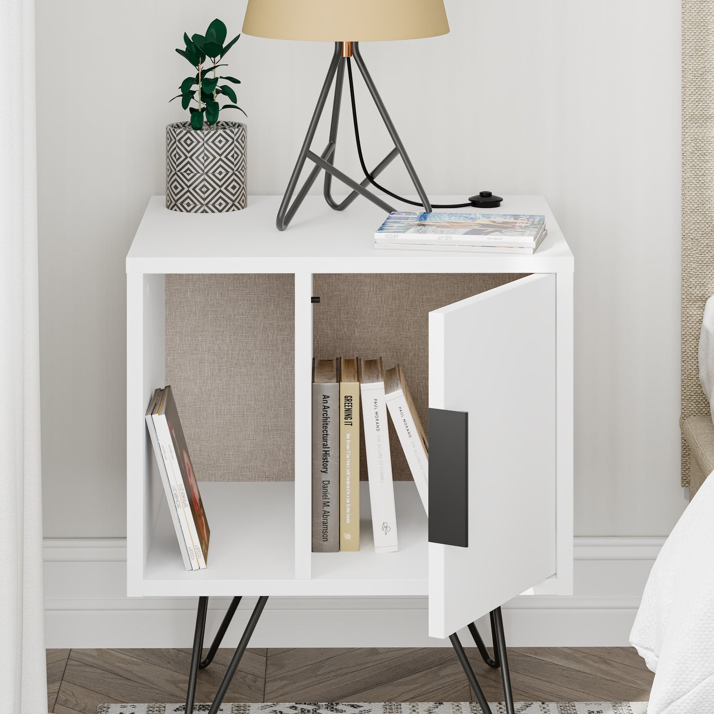 Mourah Glynn Nightstand- 2 Years Warranty