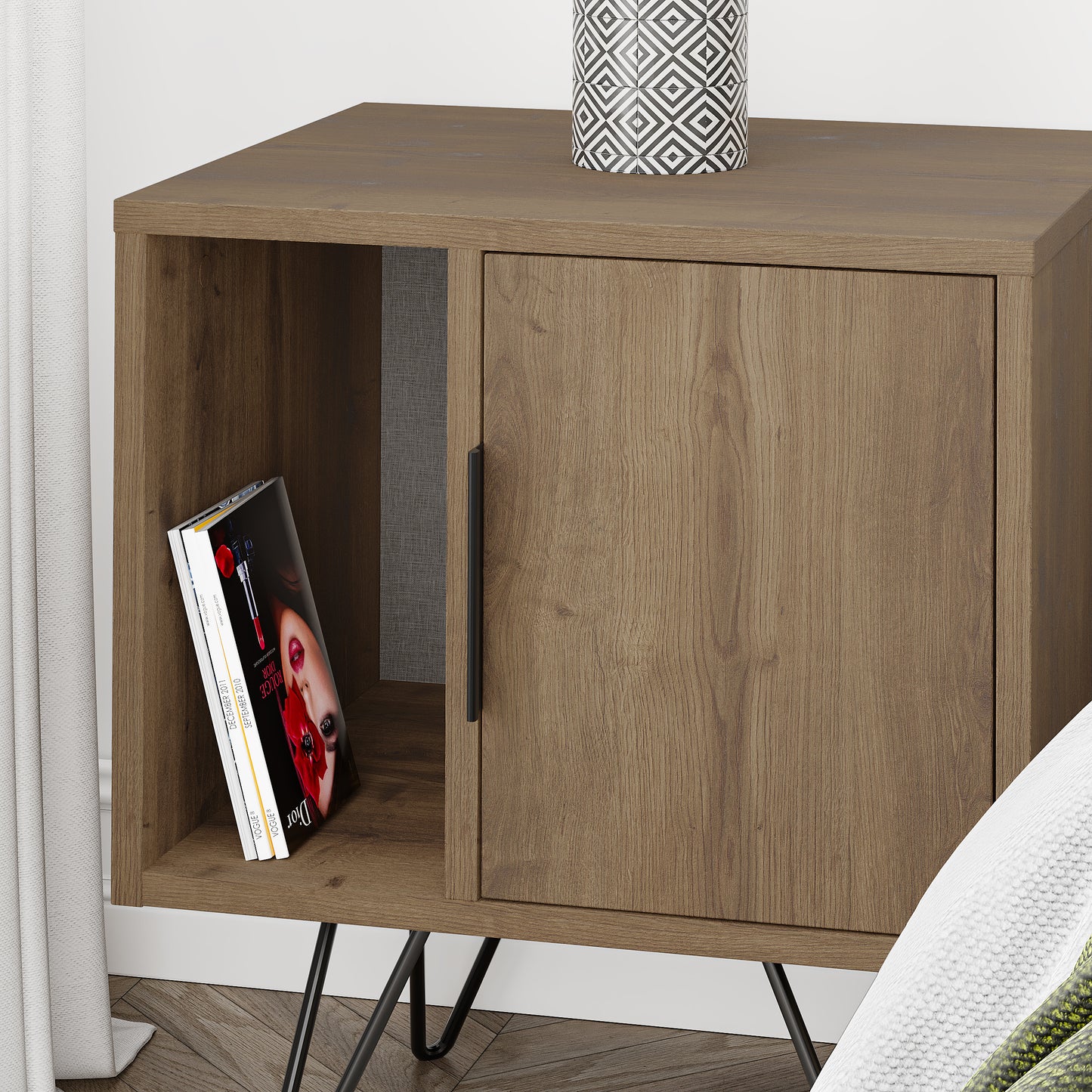 Mourah Glynn Nightstand- 2 Years Warranty