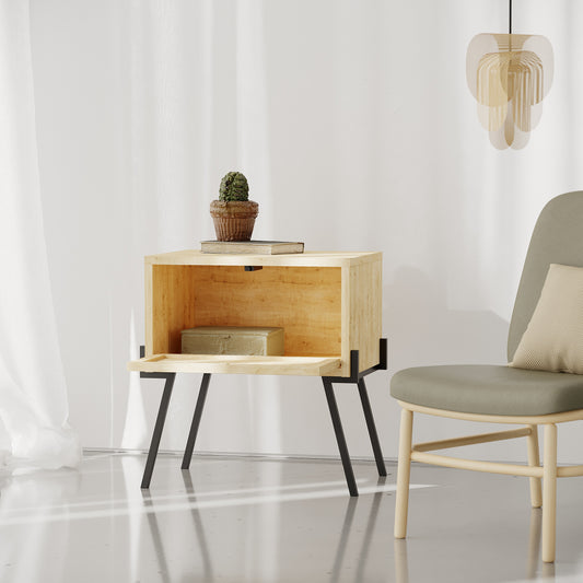 Mourah Naive Nightstand - 2 Years Warranty
