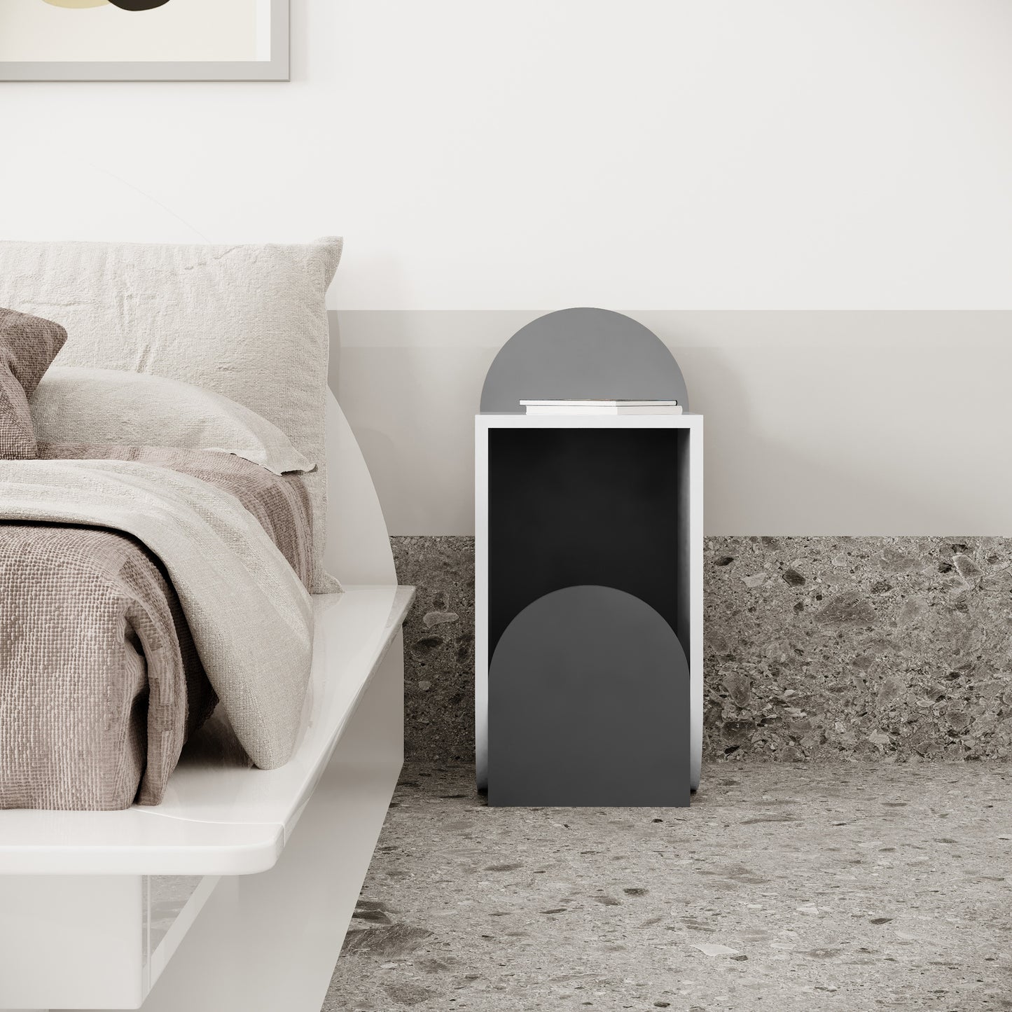 Mourah Nun Nightstand - 2 Years Warranty