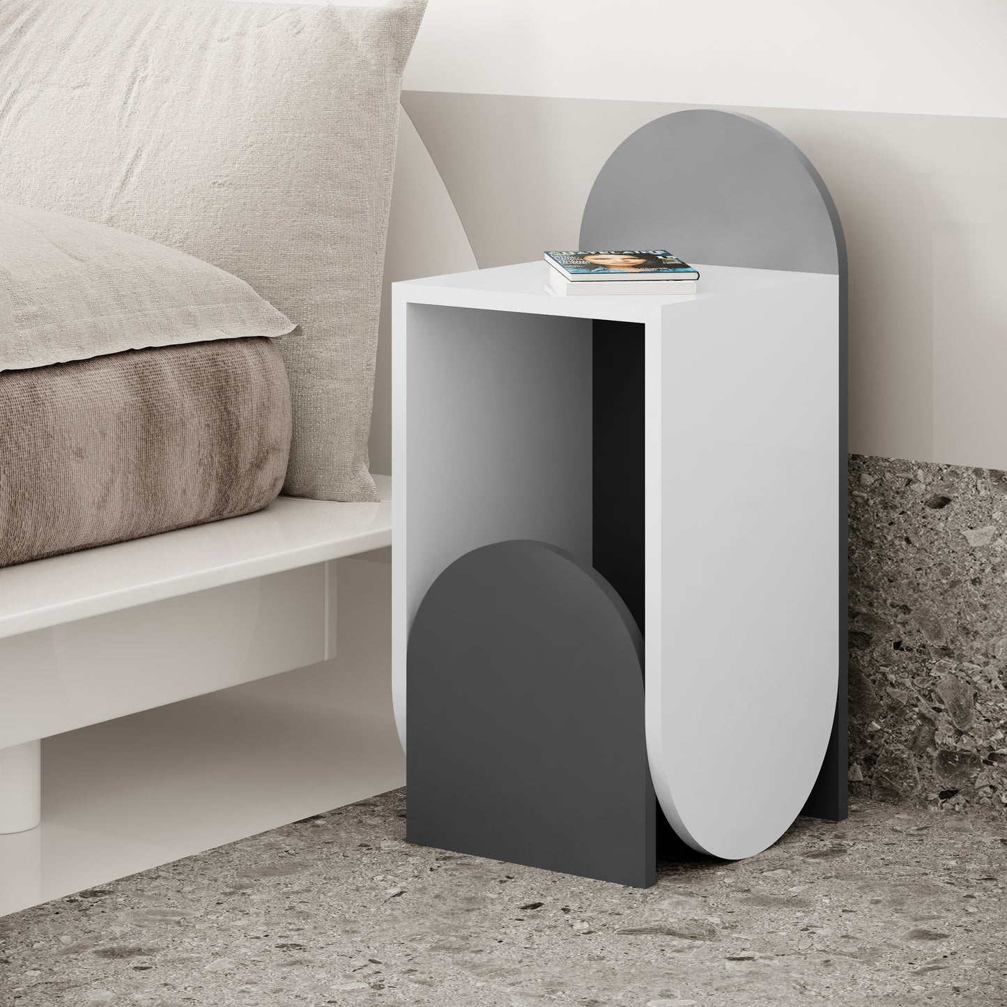 Mourah Nun Nightstand - 2 Years Warranty