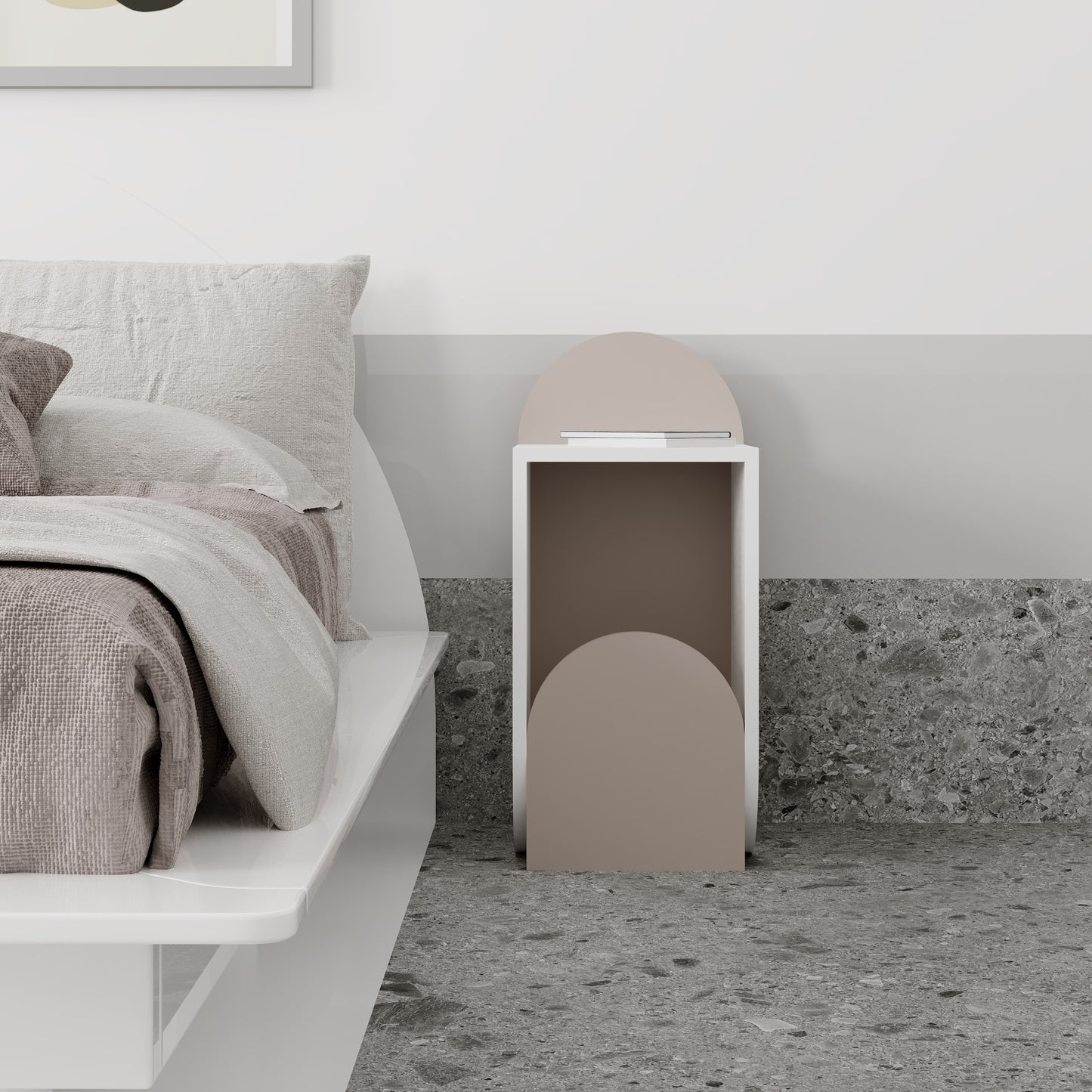 Mourah Nun Nightstand - 2 Years Warranty