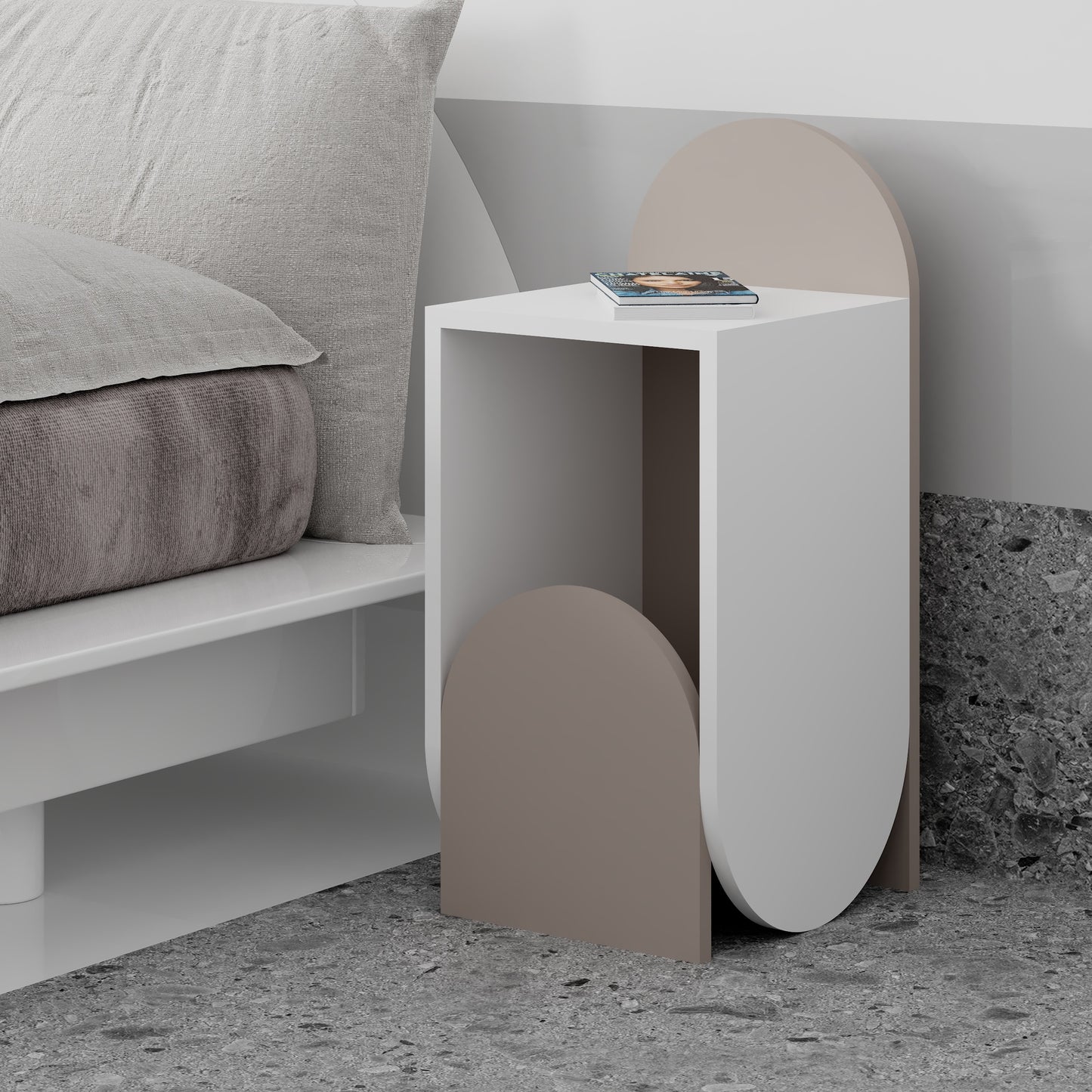 Mourah Nun Nightstand - 2 Years Warranty