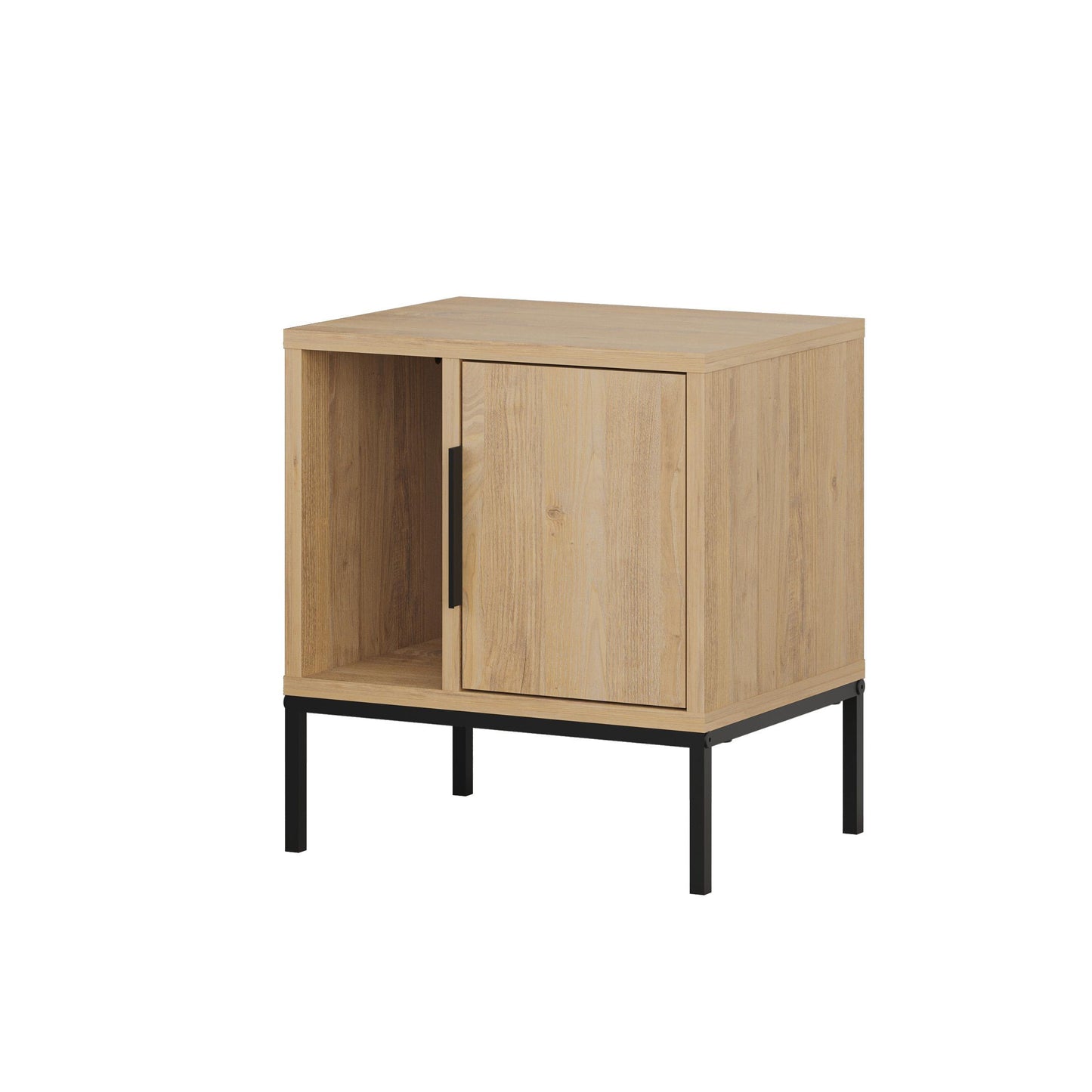 Mourah Glynn Nightstand With U Leg - 2 Years Warranty