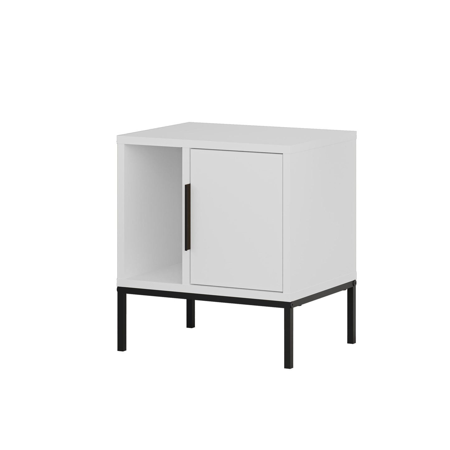 Mourah Glynn Nightstand With U Leg - 2 Years Warranty