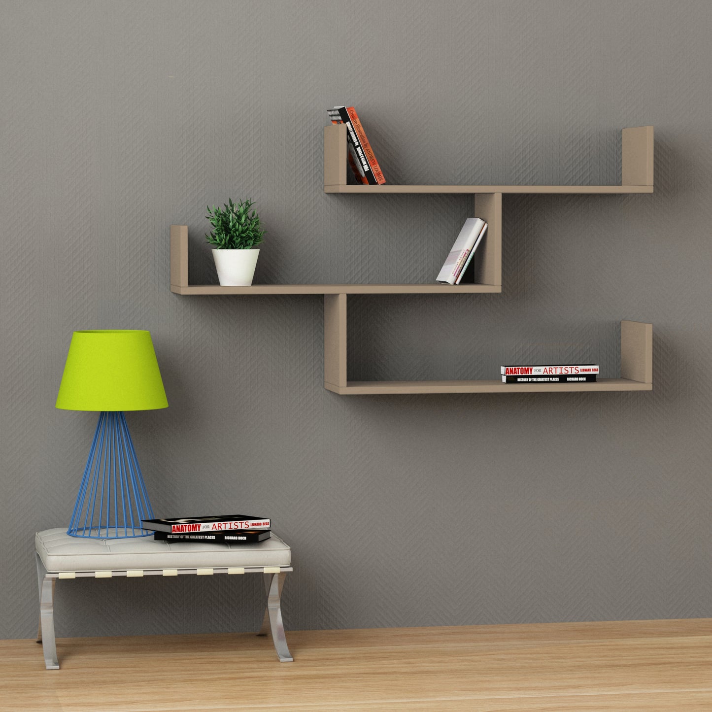 Mourah Tibet Wall Shelf - 2 Years Warranty