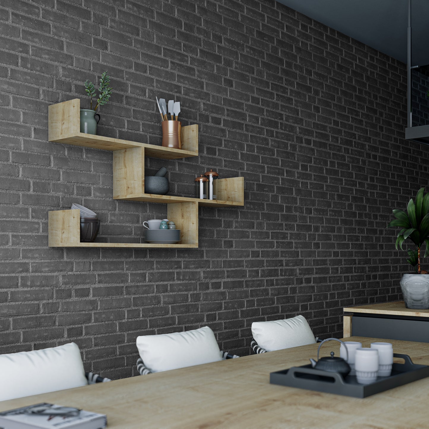 Mourah Tibet Wall Shelf - 2 Years Warranty