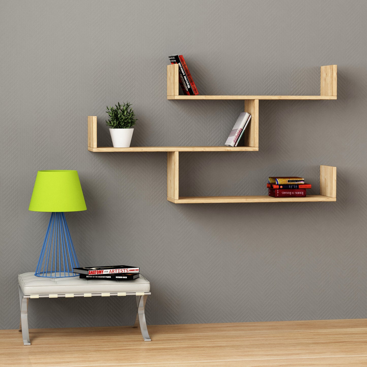 Mourah Tibet Wall Shelf - 2 Years Warranty