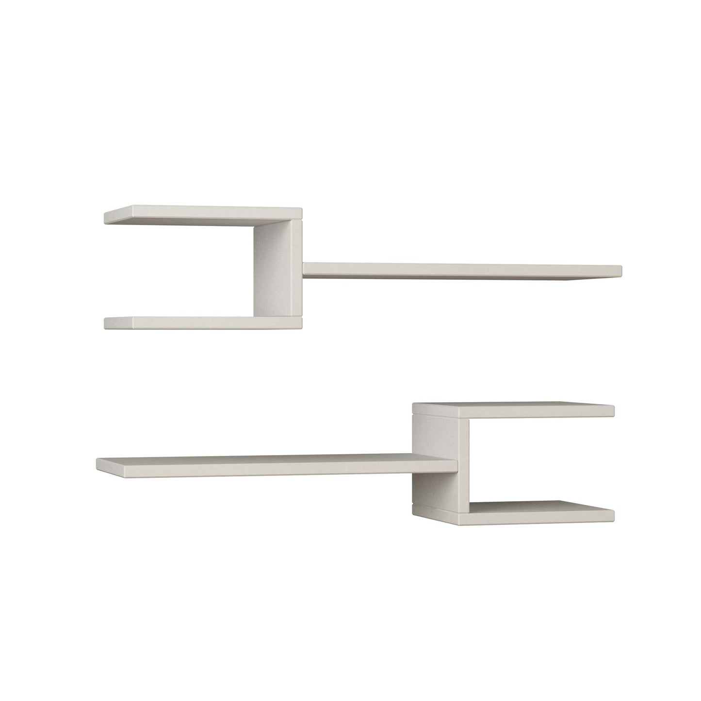 Mourah Fork Wall Shelf Set Of 2 - 2 Years Warranty