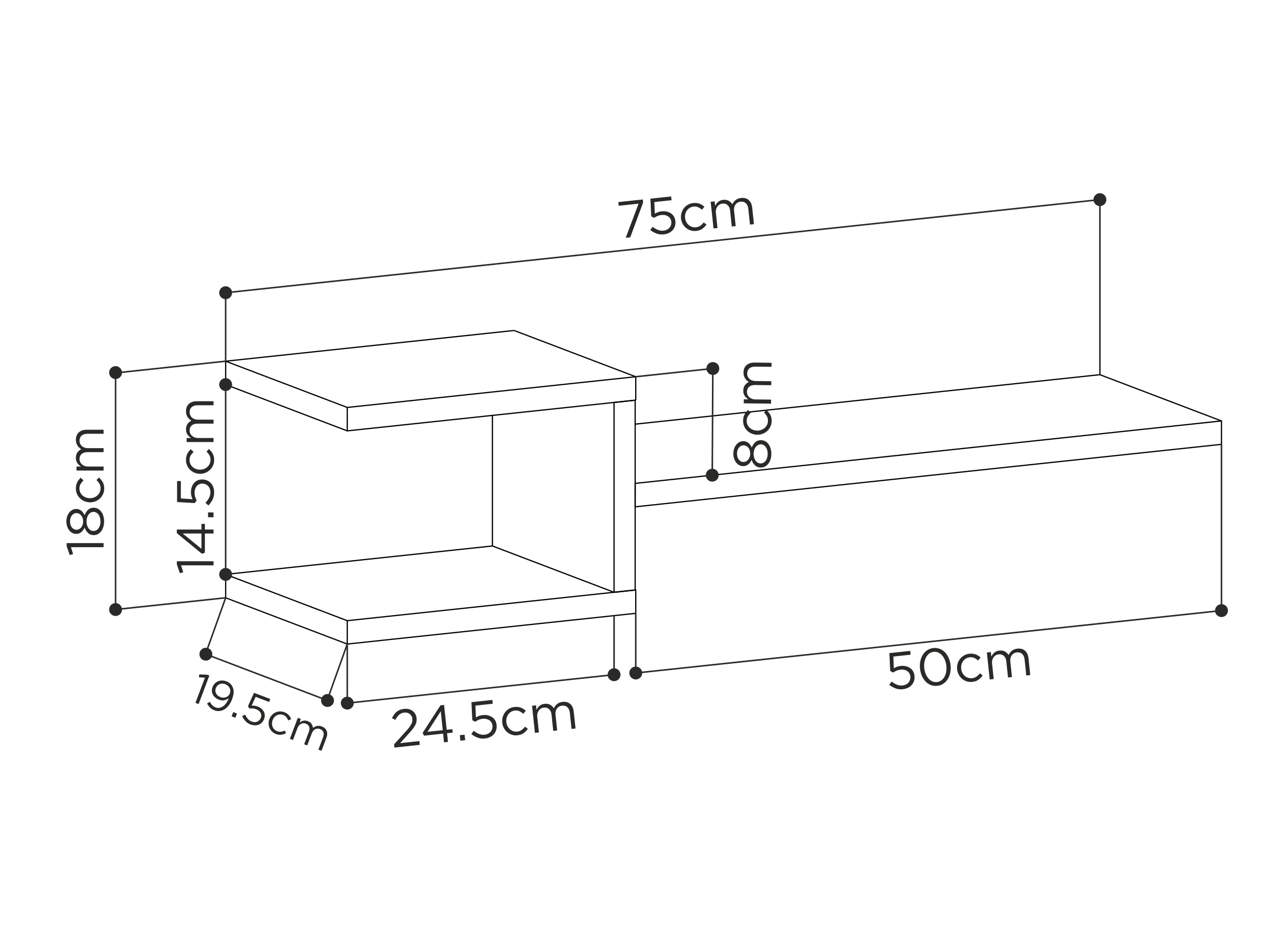 Fork Wall Shelf Set Of 2