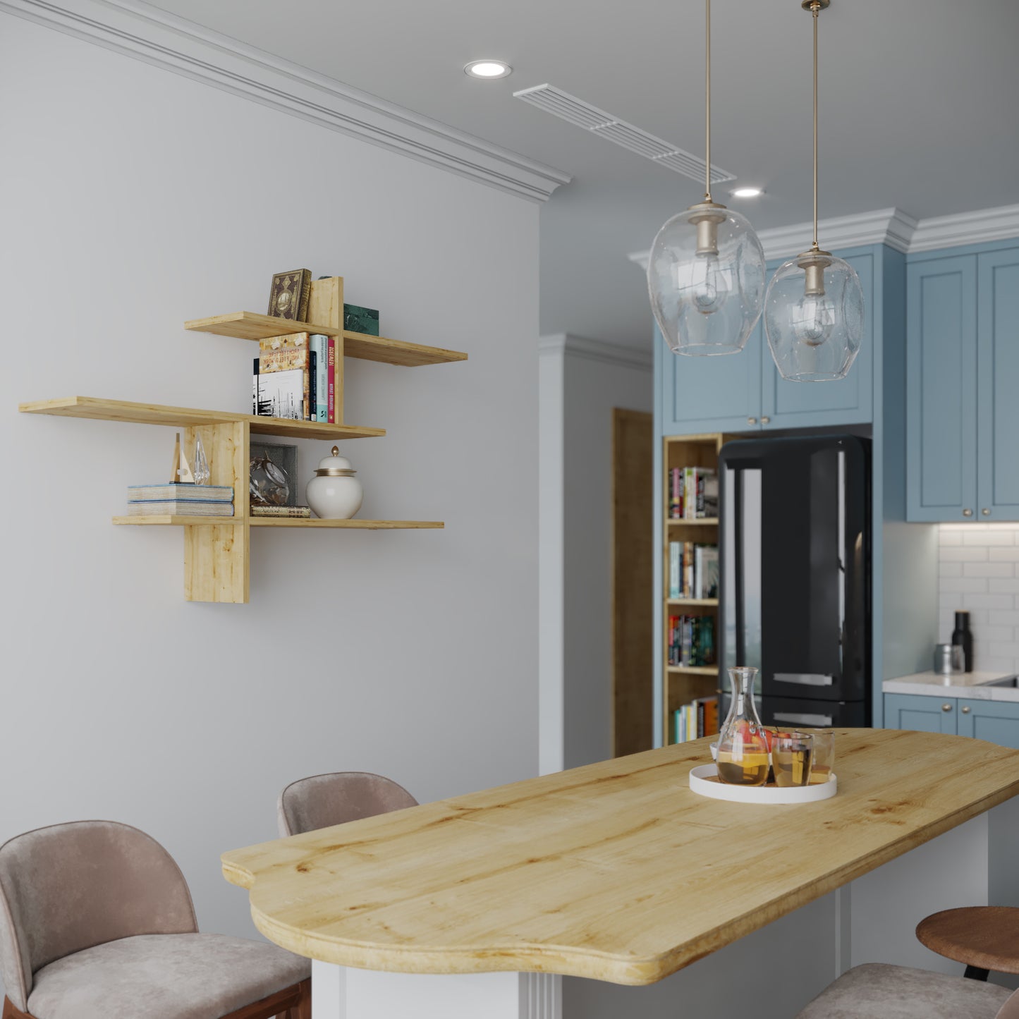 Mourah Leo Wall Shelf - 2 Years Warranty