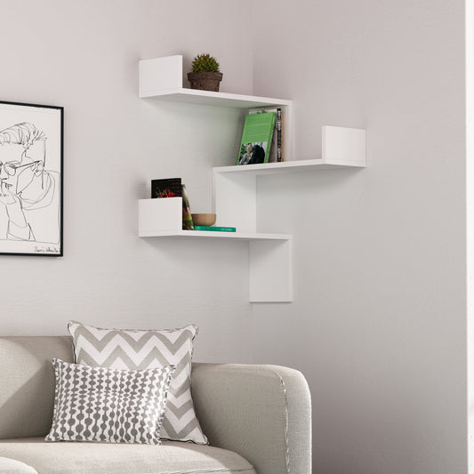 Mourah Luksa Corner Shelf - 2 Years Warranty