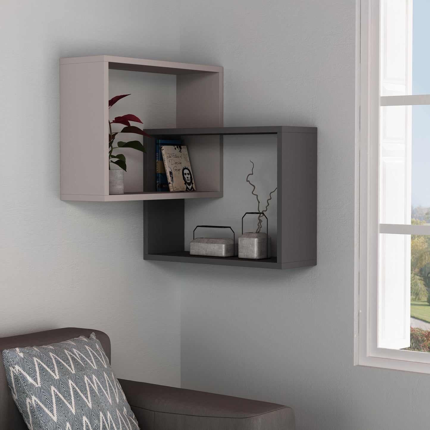 Mourah Ring Corner Shelf - 2 Years Warranty