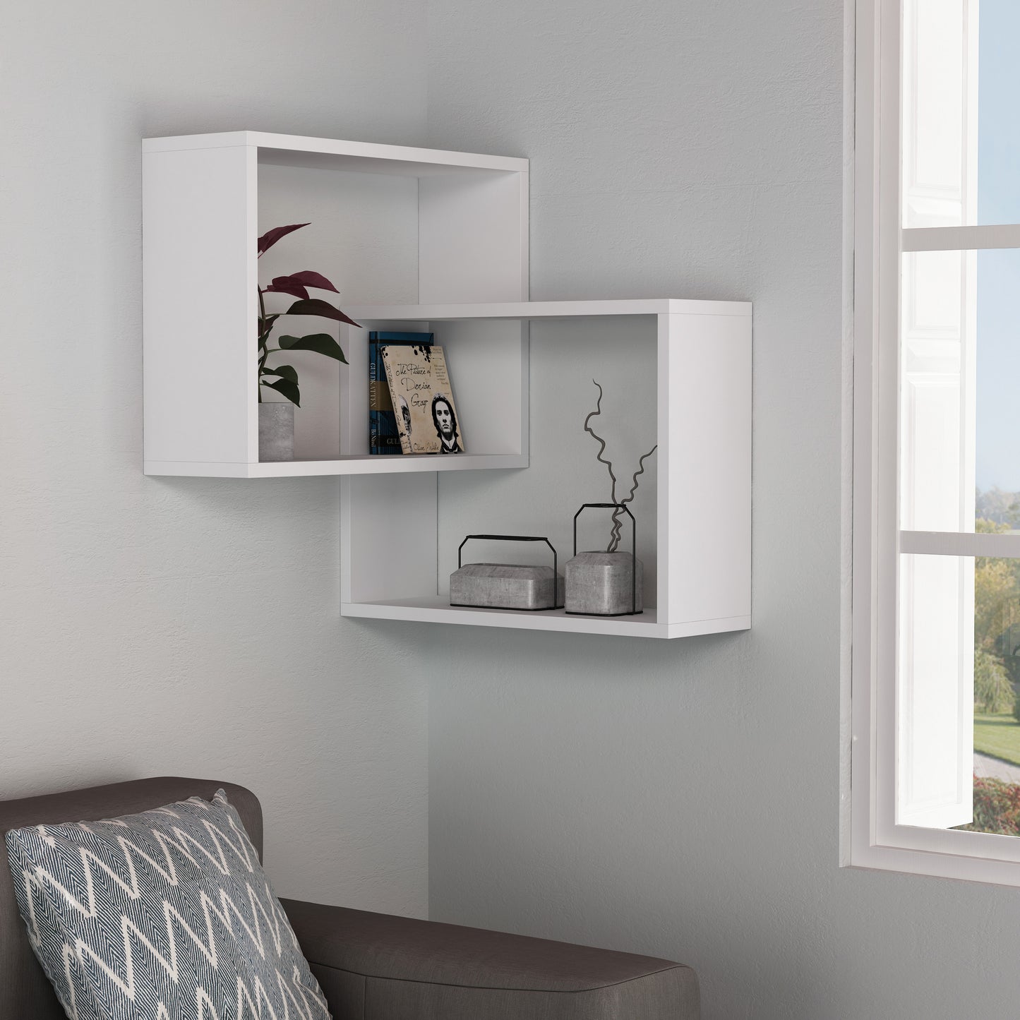 Mourah Ring Corner Shelf - 2 Years Warranty