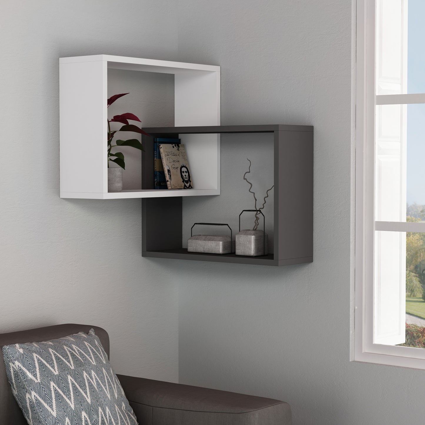 Mourah Ring Corner Shelf - 2 Years Warranty