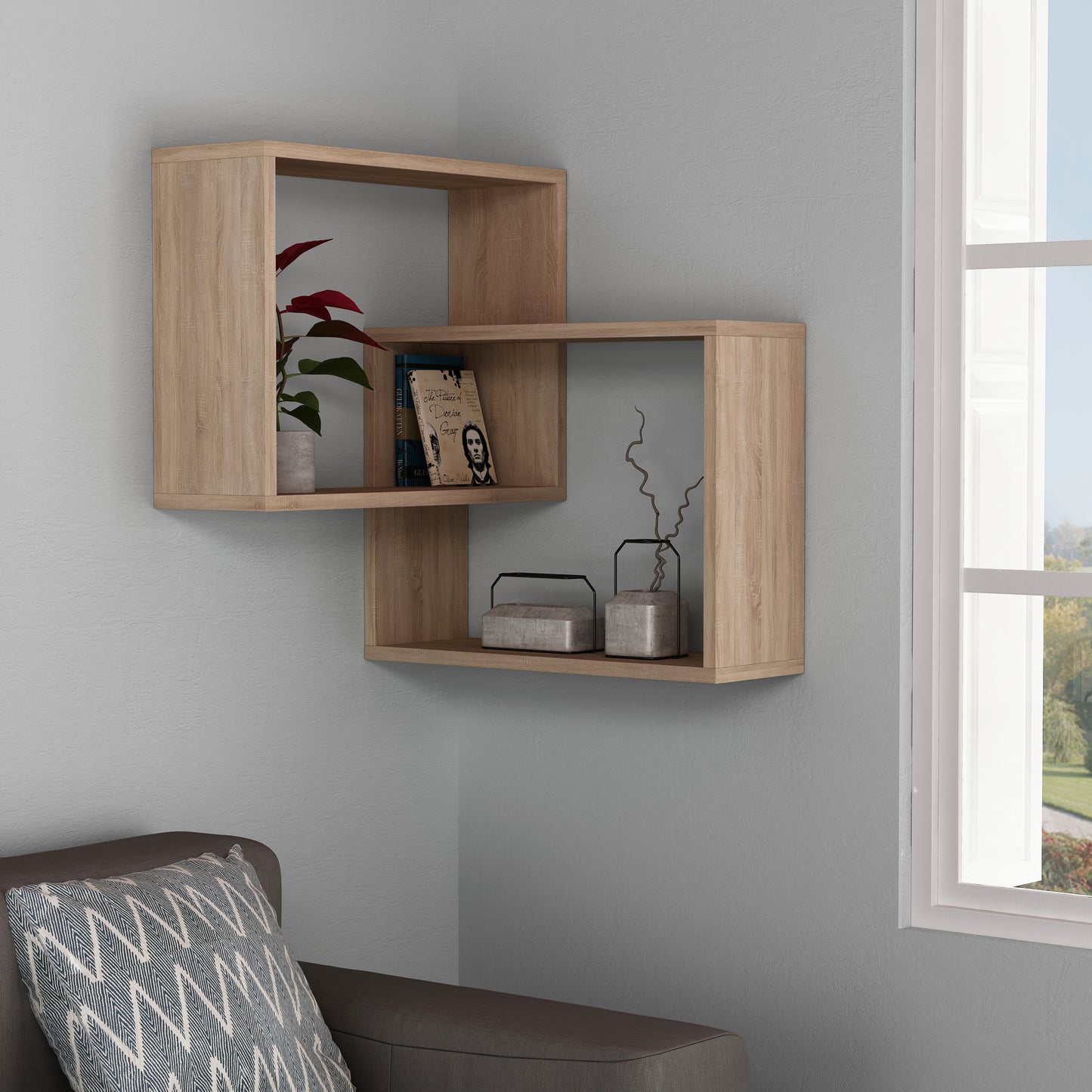 Mourah Ring Corner Shelf - 2 Years Warranty