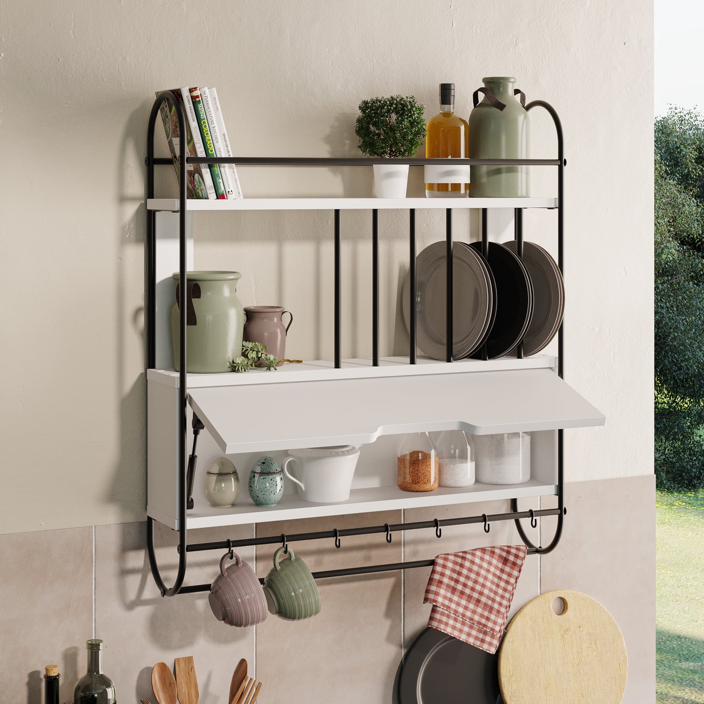 Mourah Holi Kitchen Shelf  - 2 Years Warranty